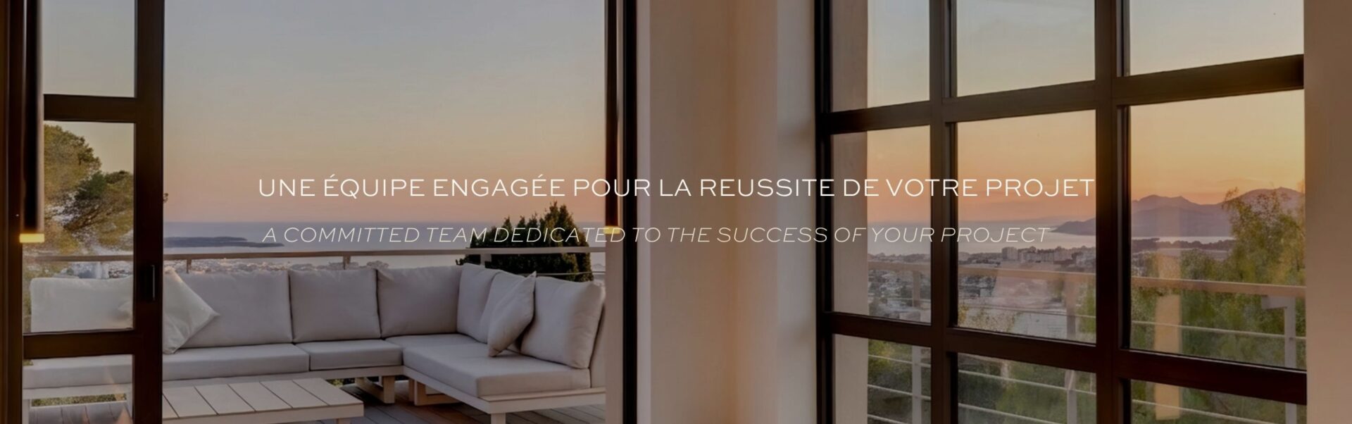 Sophie Peirano Real Estate "Une équipe engagée pour la réussite de votre projet" - A committed team dedicates to the success of your project